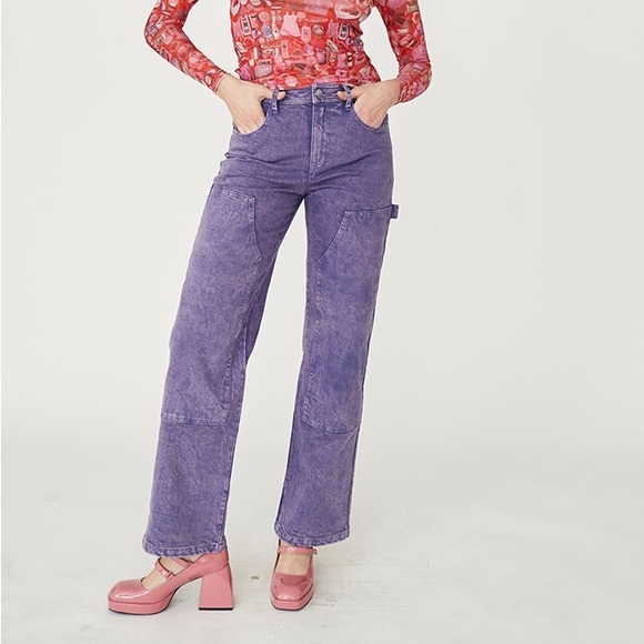 Rachel Antonoff Bruno Jean purple size 2 NWOT - Picture 1 of 3